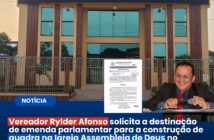 O Vereador Rylder Ribeiro Afonso (PSD) apresentou o Requerimento nº 486/2025